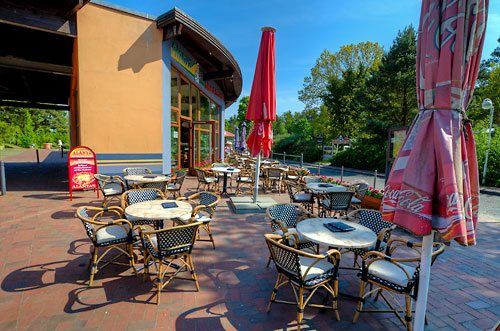 Terrasse mit Blick ins Grüne